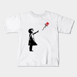 Girl with a chalkbag Kids T-Shirt